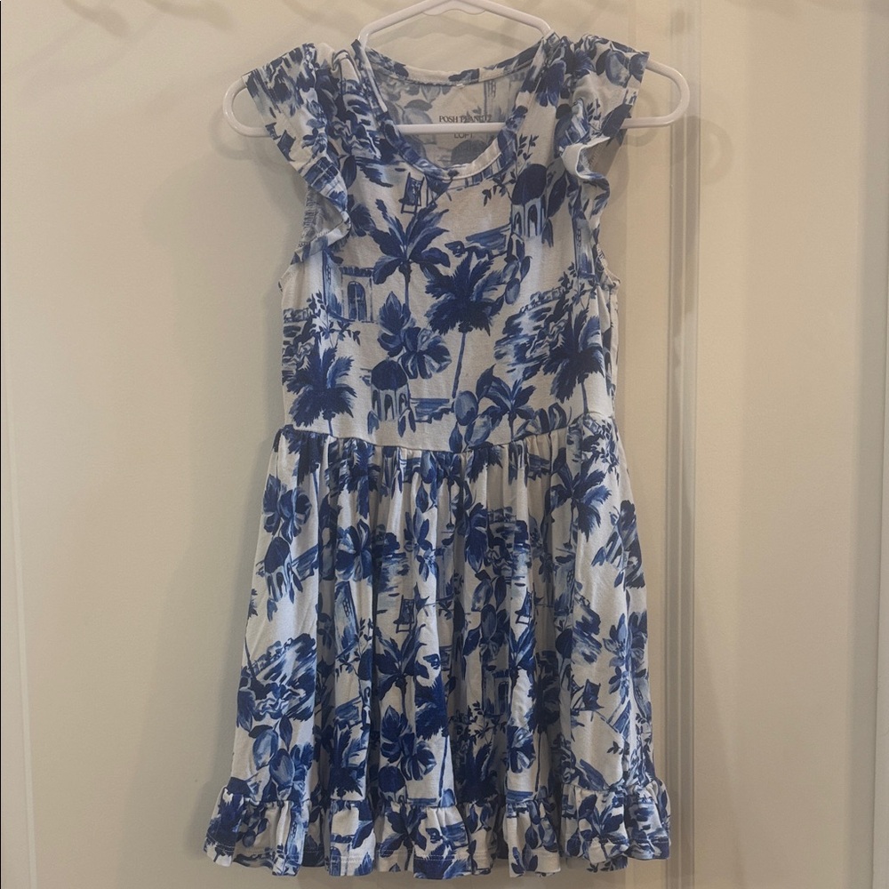 🌊☀️Posh Peanut X LOFT Twirl Dress Size 3T-4T🏖️